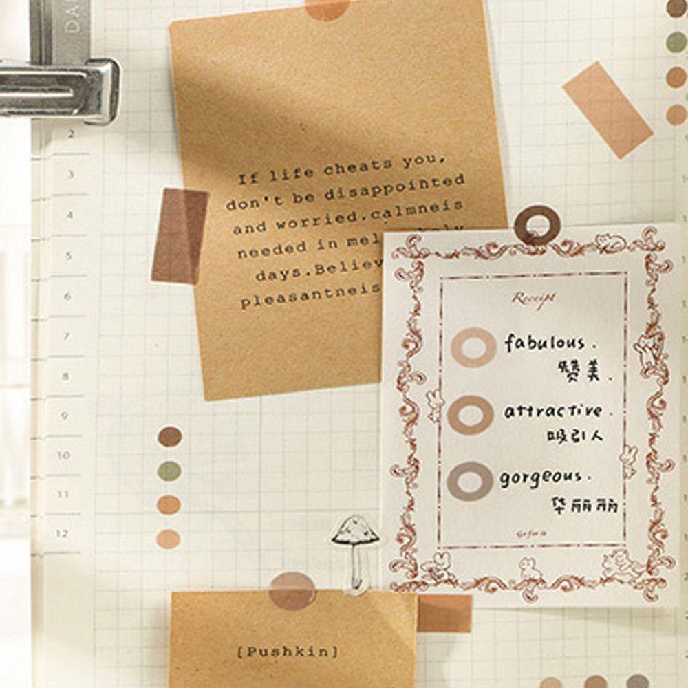 Nhãn Dán Trang Trí Album Ảnh / Điện Thoại Màu Sắc Tự Nhiên