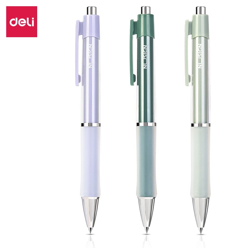 Set 3 Bút Bi Mực Đen/Xanh/Đỏ 0.5MM Dành Cho Viết Chữ