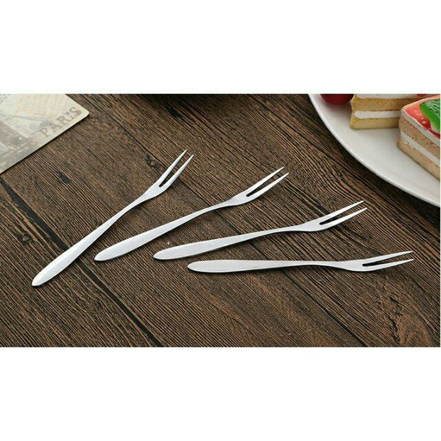 Dĩa inox ăn trái cây cao cấp dài 13 cm siêu bền đẹp 88058 SHIPNHANH88 | BigBuy360 - bigbuy360.vn