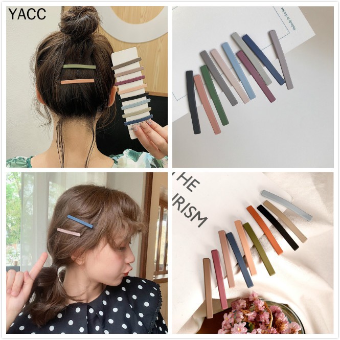 Kẹp tóc phong cách Hàn Quốc đơn giản cho nữ