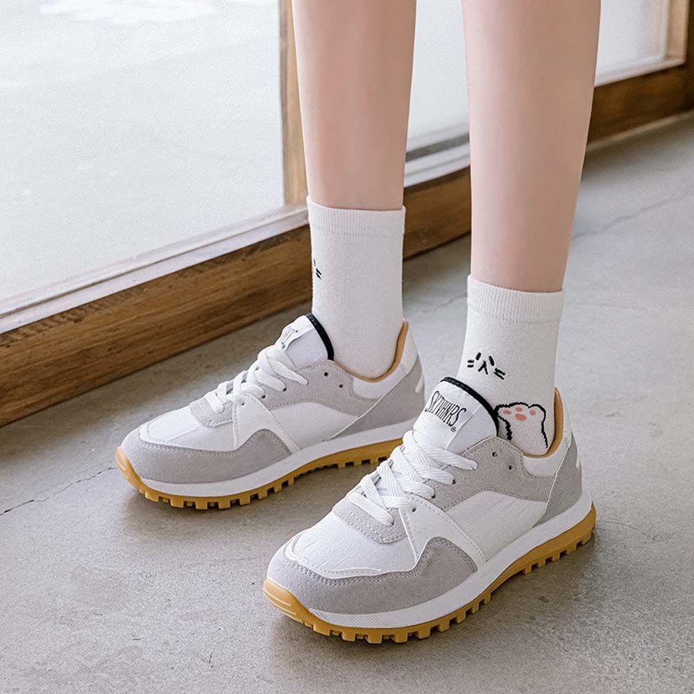 FORBETTER Vớ Cotton Xỏ Ngón Họa Tiết Động Vật Vui Nhộn Cho Nam Và Nữ