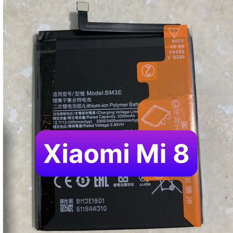 pin xiaomi Mi 8 / BM3E - pin zin dung lượng 3300/3400mAh