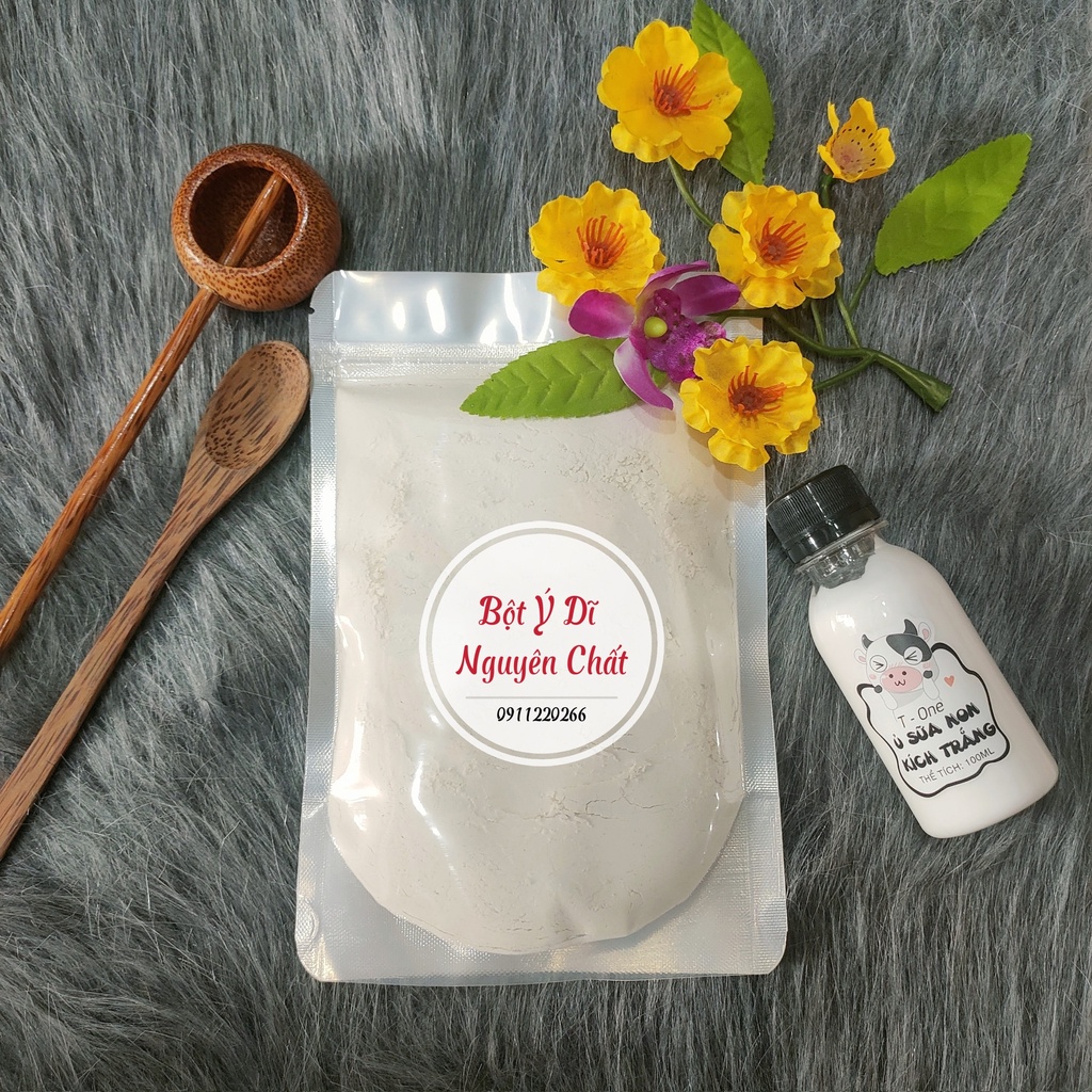 Bột Ý Dĩ Nguyên Chất Dưỡng Da, Làm Đẹp Thiên Nhiên - Bột Đắp Mặt, Tắm Body