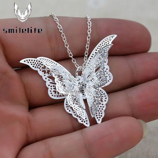 Dây chuyền mạ bạc 925 mặt bướm đáng yêu
