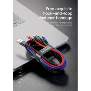 Cáp sạc 4 trong 1 Baseus - CA1T4 (Lightning - Type C - Micro USB