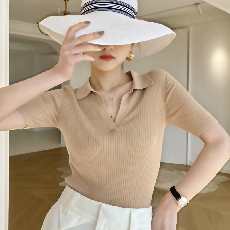 Áo polo croptop nhiều màu zara cộc tay, chất vải mềm mịn, thoáng mát, kiểu dáng trẻ trung dành cho nữ