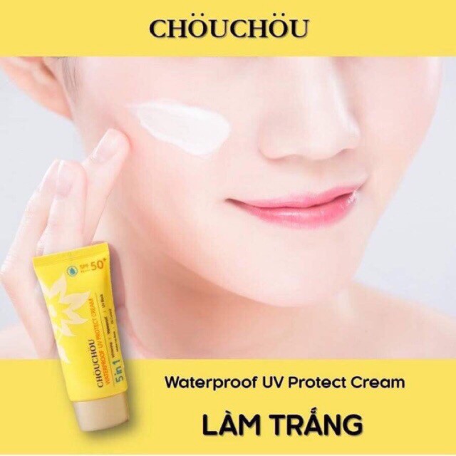 Kem Chống Nắng Chou Chou Waterproof UV Protect Cream SPF50+ PA+++ 50+