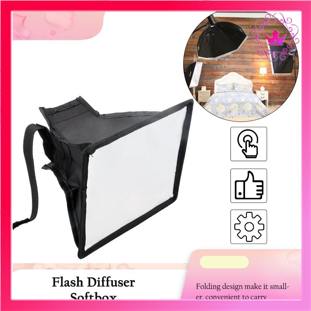 ⚛Universal Portable Flash Diffuser Softbox 15 x 17cm for Camera Speedlight