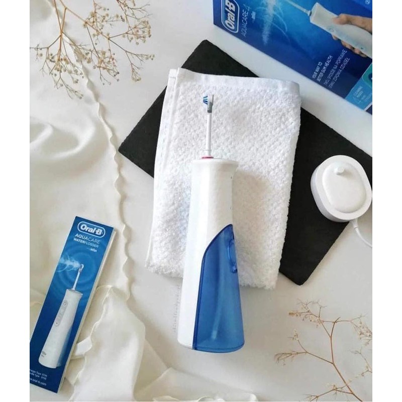 Tăm nước Oral-B Aquacare 4 không dây - Hàng chính hãng