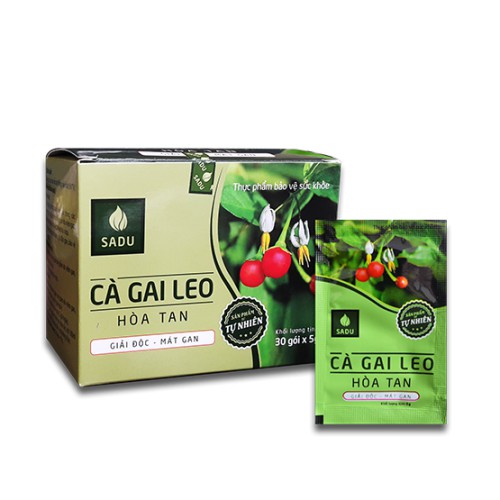 Cà gai leo Hoà Tan Sadu - Mua 05 tặng 01 - Hỗ trợ tăng cường chức nang gan, bảo vệ gan