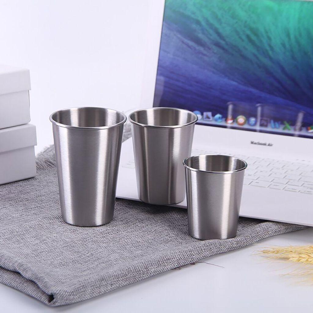 Ly Uống Nước Lạnh Bằng Thép Không Gỉ Thiết Kế Một Lớp Chất Lượng Cao