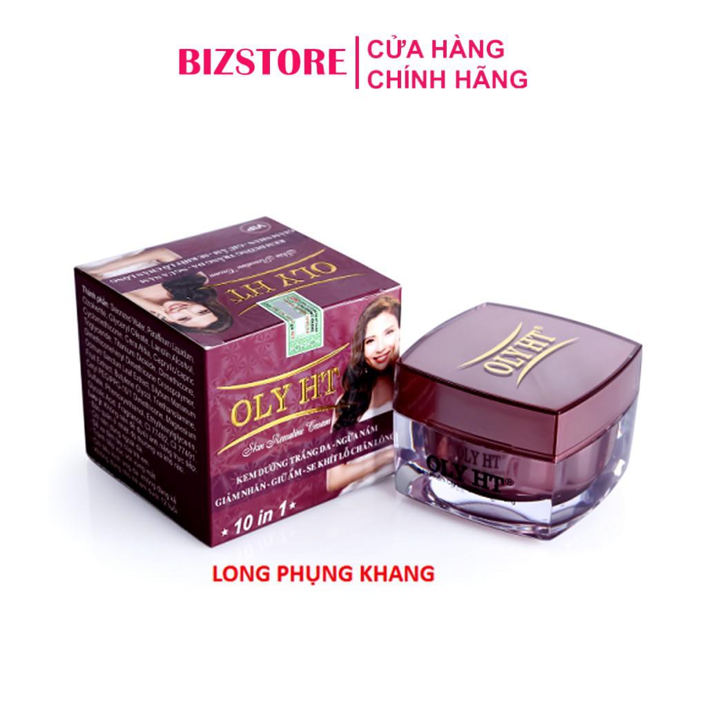 Kem dưỡng trắng da - Ngừa nám - Giảm nhăn - Giữ ẩm - Se khít lỗ chân lông 10 in 1 OLY HT  35g