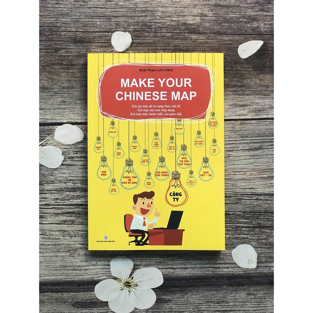 Combo Sách Make your Chinese map + 7 bước đàm phán thương mại song ngữ Trung Việt - Có phiên âm tiếng Trung