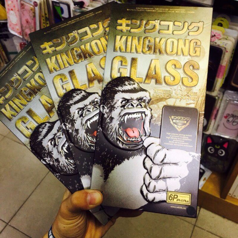 Kính Cường Lực KINGKONG Full Màn Cho Iphone hình từ Iphone 7 đến Iphone 12, 13