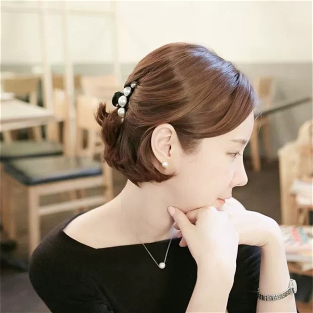Kẹp TóC PhốI HạT NgọC Trai Giả ThờI Trang Cho Nữ