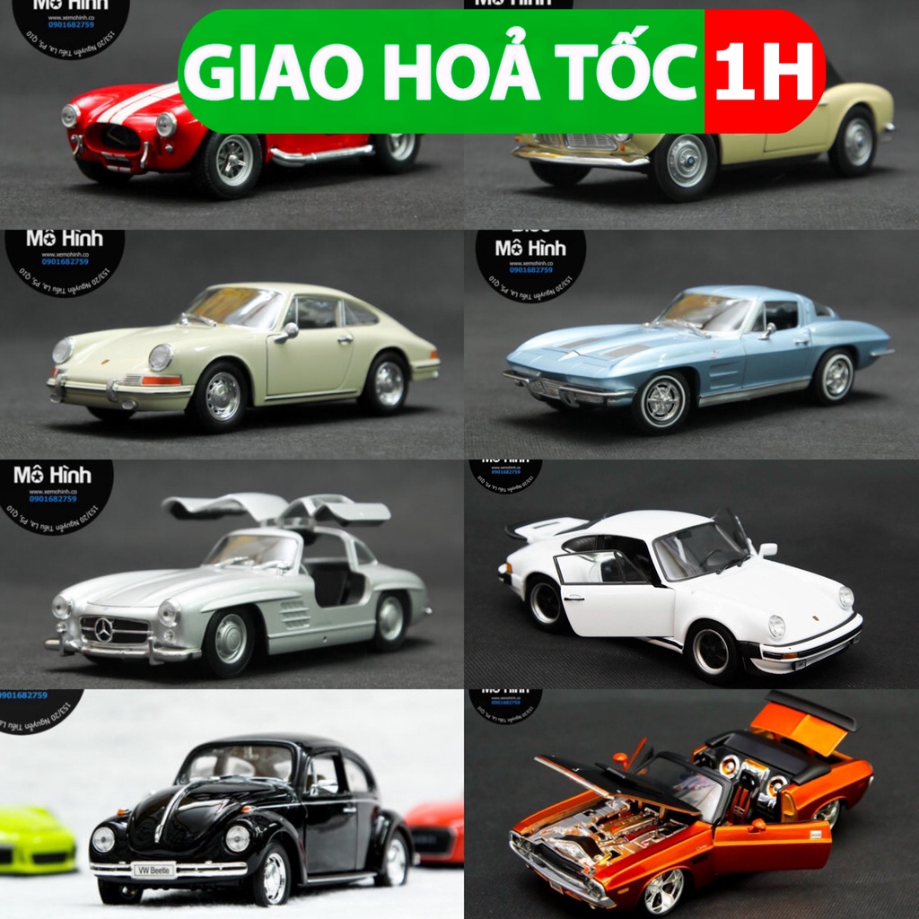 Xe mô hình Porsche 911 Turbo 1974 Classic Welly 1:24