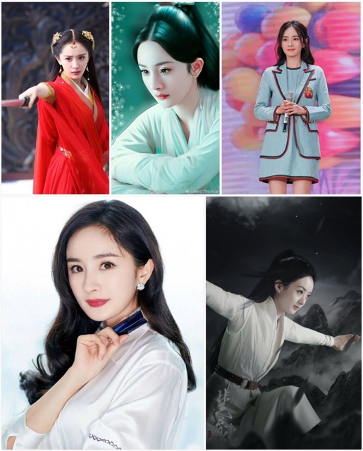 Poster khổ A4-A5-A6 Dương Mịch - Yang Mi tự do chọn mẫu ( Mua 2 tặng 1 )