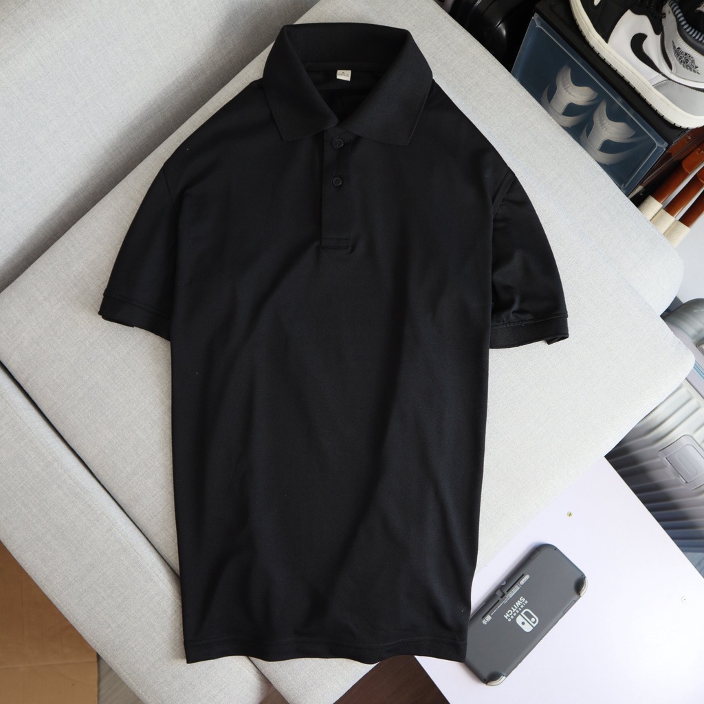 Áo Thun Polo Nam cổ Bẻ Vải Cá Xấu, Cotton Cao Cấp