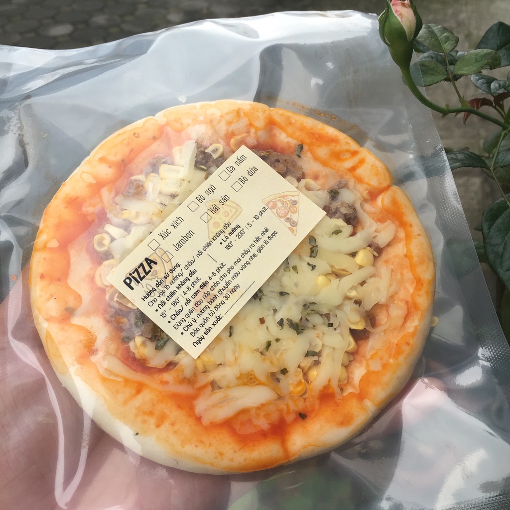 Combo 10 pizza mini 14cm mix vị