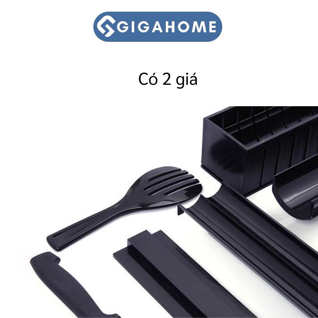 Bộ Khuôn Dụng Cụ Làm Sushi, Cơm Cuộn GIGAHOME 10 Món Tiện Lợi, Nhanh Chóng 3778