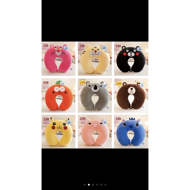 Gối tựa cổ chữ U (giao màu ngẫu nhiên)