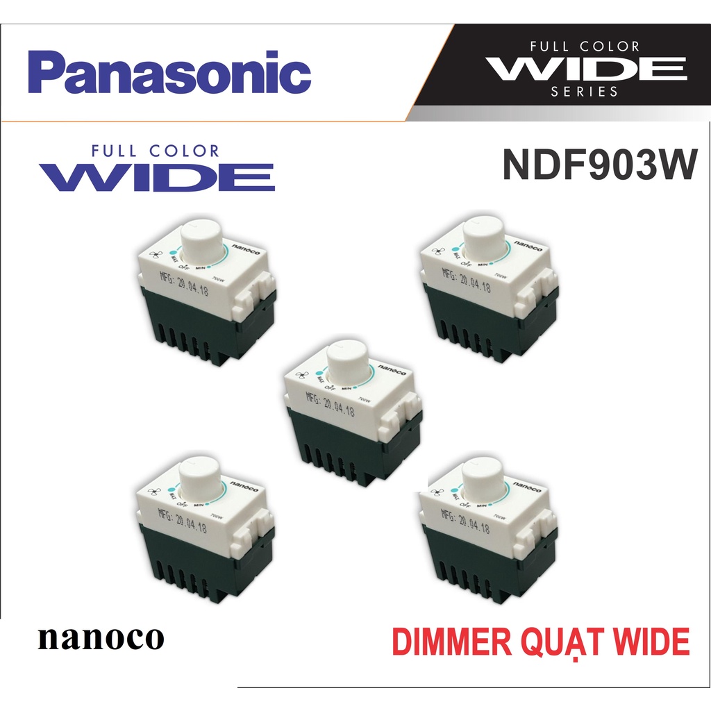 Hạt chiết áp đèn, hạt chiết áp quạt Nanoco - Panasonic