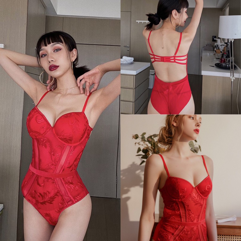 Áo liền thân Bodysuit 2 dây Quảng Châu có mút ngực cao cấp sexy | WebRaoVat - webraovat.net.vn