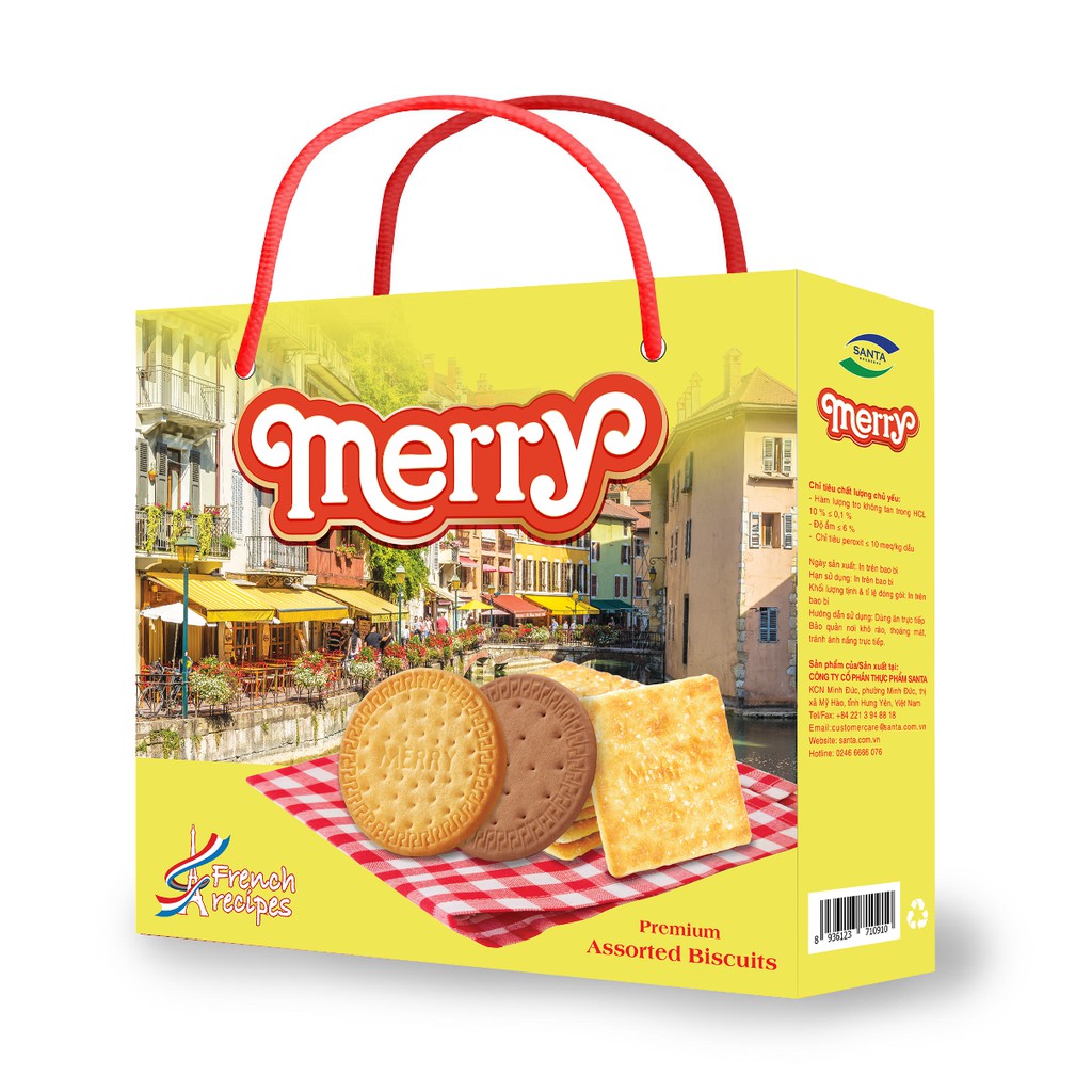 Merry_bánh quy thập cẩm 408g
