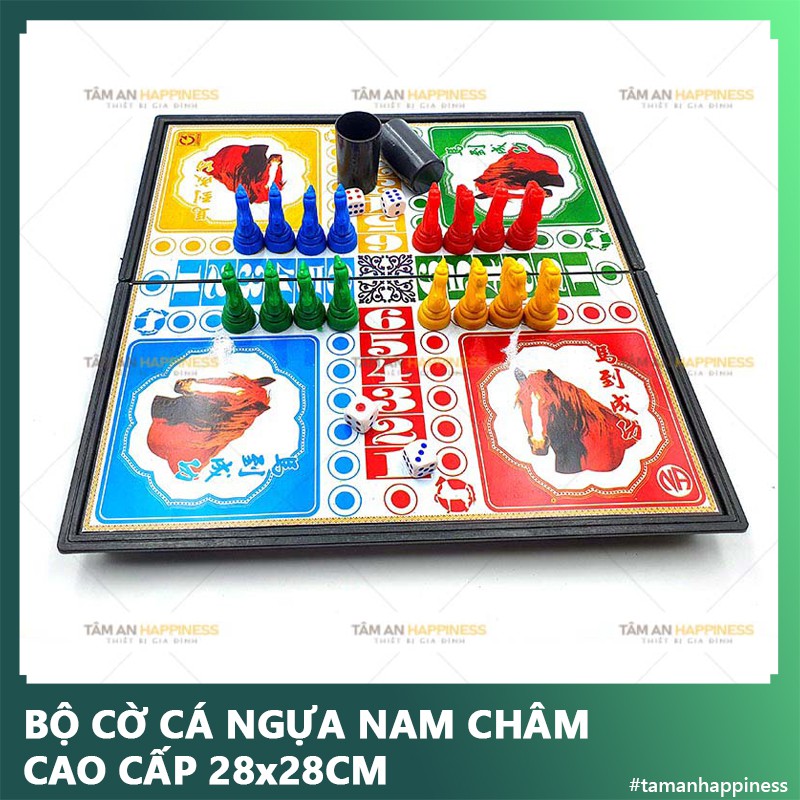 [GIÁ SỈ] Bộ Cờ Cá Ngựa Nam Châm cao cấp cho bé kích thước 28x28cm