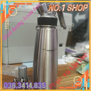 Bình xịt kem mosa inox 500ml