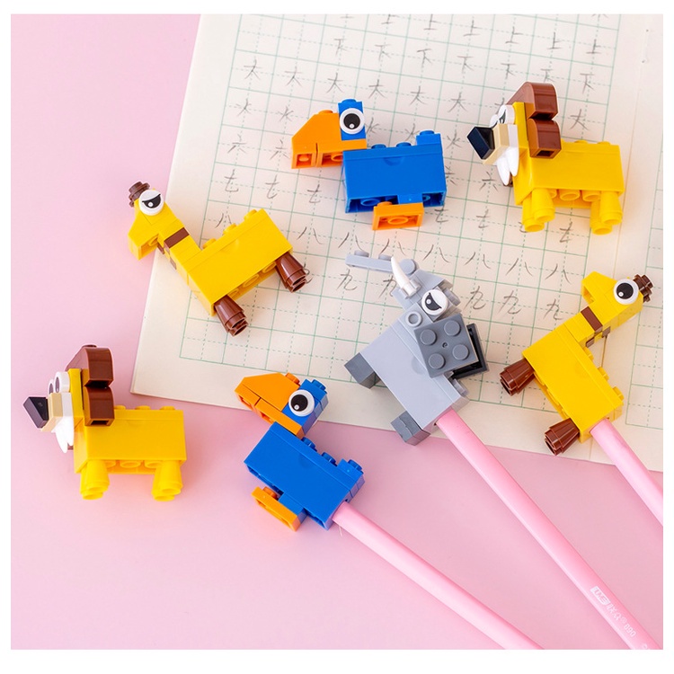 Đồ Chơi Lắp Ráp Bút Chì Mini Sáng Tạo Cho Học Sinh