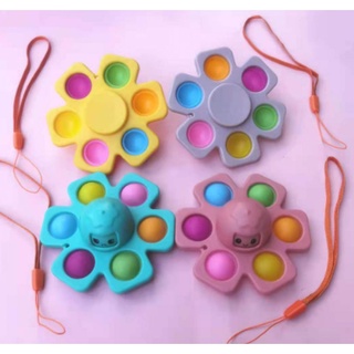 Đồ chơi con quay Popit spinner bạch tuộc cảm xúc