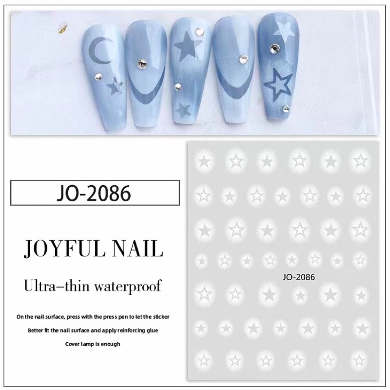 Sticker miếng dán móng tay nail 3d mẫu mới