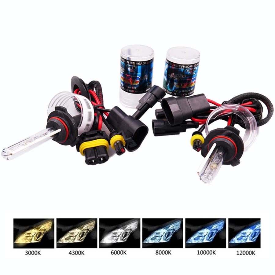 Set 2 Bóng Đèn XENON 35W H1 H3 H7 H8 H9 H11 HB3 HB4 881 H10 4300K 6000K 8000K 10000K Cho Xe Hơi