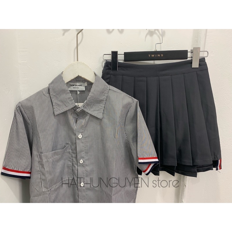 Set sơ mi ThomBrowne cv xếp ly