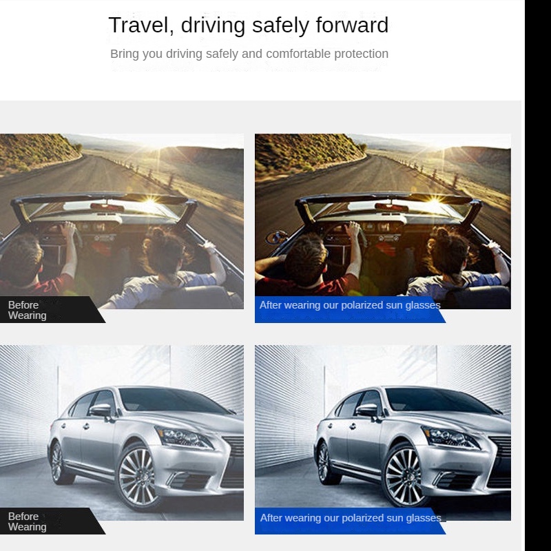 Kính râm cho nam kính râm đổi màu ngày và đêm kính râm nhìn ban đêm gương lái xe phân cực