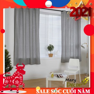 Rèm cửa đẹp cao cấp giá rẻ, mẫu mới nhất hiện nay chống nắng tốt - họa tiết Mũi tên xám R-B05