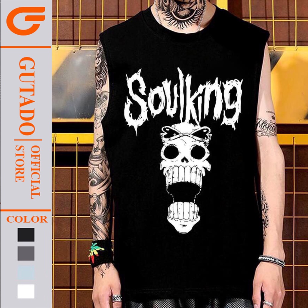 Áo ba lỗ tanktop in hình Play Boy thun lạnh cổ tròn form rộng sát nách tập gym co giãn mùa hè
