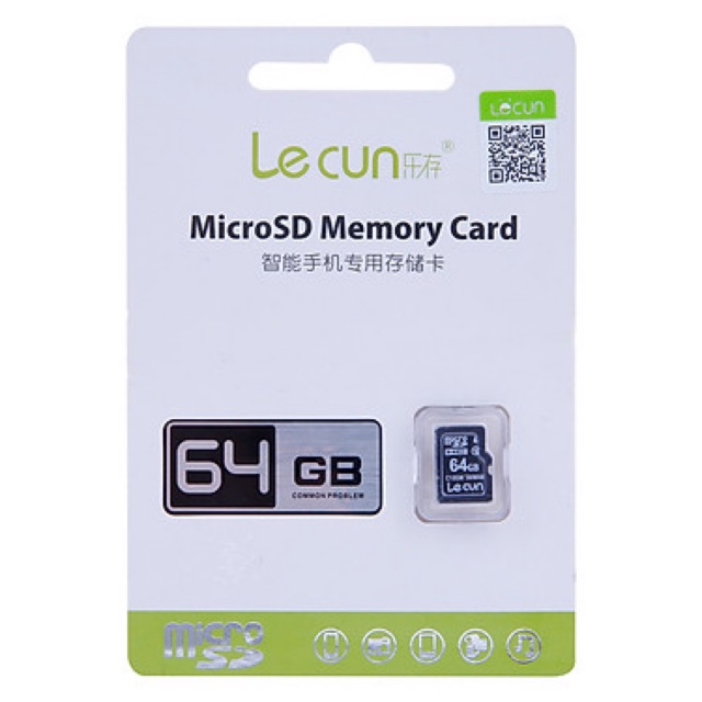 
                        Thẻ Nhớ Micro SD Lecun 64GB 32GB 16GB 8GB 4GB Tốc Độ Cao Class 10 Chính Hãng
                    