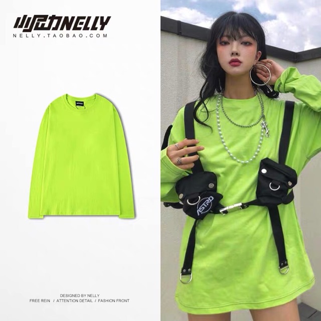 Phông trơn dài tay Nelly. | BigBuy360 - bigbuy360.vn