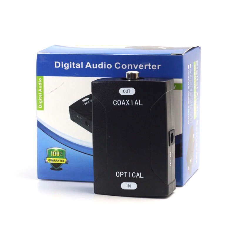 Bộ Thiết Bị Chuyển Đổi Kỹ Thuật Số Sang Analog Với Đầu Ra Đồng Trục Và Cáp Quang