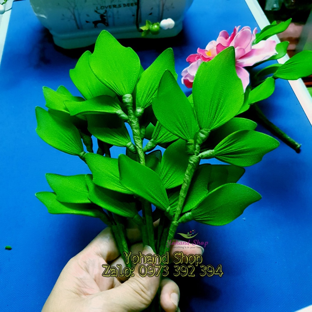 Bộ 5 nhánh lá của cây hoa Mẫu đơn