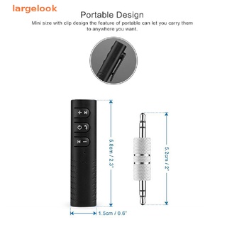 [largelook] Mini Wireless Bluetooth Car Kit Hands 3.5mm Jack AUX Audio Receiver Adapter NEW
  