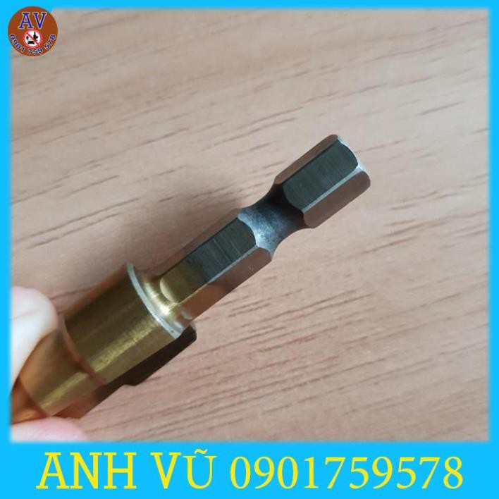 Mũi khoan tháp 4-12mm chuôi lục giác