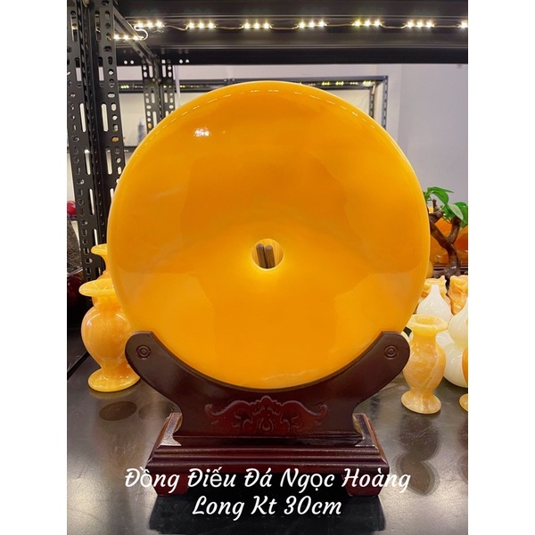 Đồng Điếu, Đồng Tiền Đá Ngọc Hoàng Long 30cm