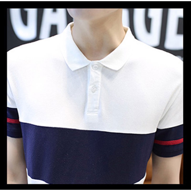 Áo polo tay ngắn chất liệu cotton thời trang cho nam size M-4XL