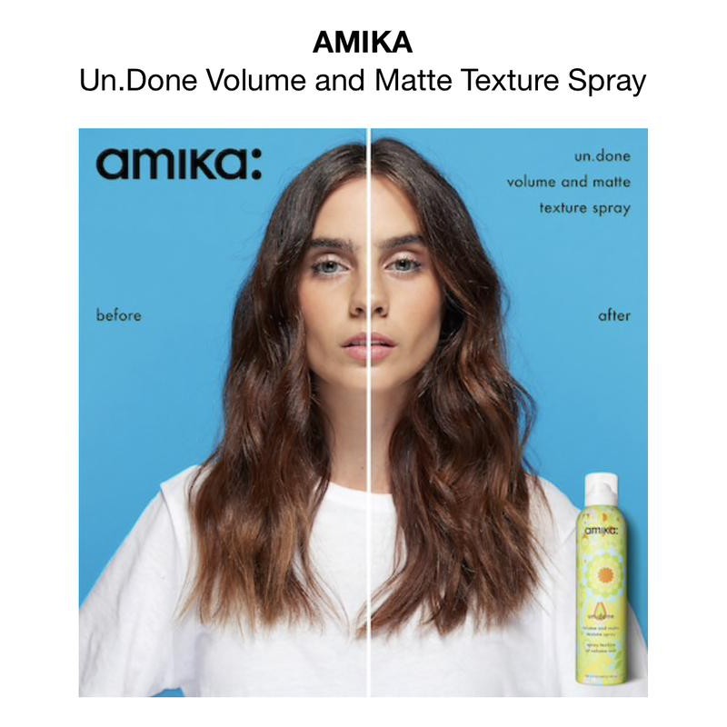 [ Minisize 27ml ] Xịt làm phồng và giữ nếp tóc AMIKA Un.Done Volume and Matte Texture Spray