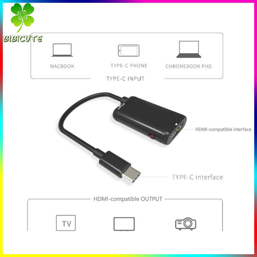 Cáp Chuyển Đổi 311 Usb-c Type C Sang Hdmi-compatible Usb 3.1 Tv Cho Mhl Android