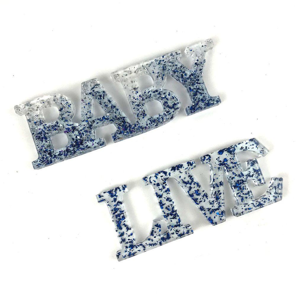 LET Khuôn Silicone Làm Đồ Trang Trí DIY 3D Hình Chữ Love