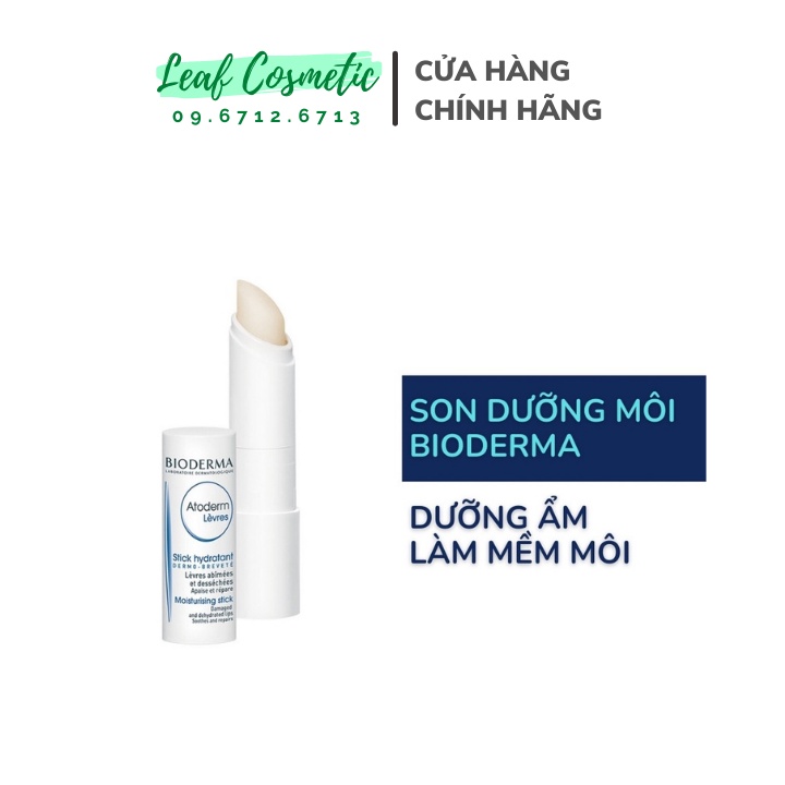 Son Dưỡng Môi Bioderma Dưỡng Ẩm Giảm Nứt Nẻ